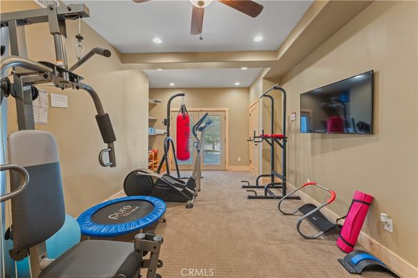 Fitness Equipment, Interior, Recessed Lighting