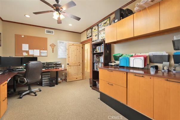Home Office, Interior, Recessed Lighting