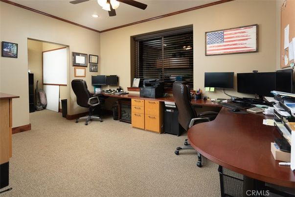 Home Office, Interior, Recessed Lighting