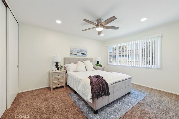 Bedroom, Interior, Recessed Lighting