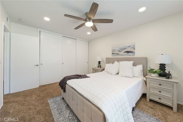 Bedroom, Interior, Recessed Lighting