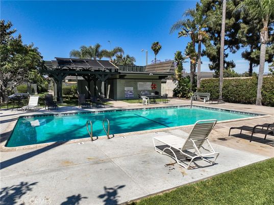 Exterior, Pool, Solar Panels