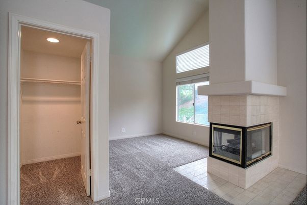 Empty room, Fireplace, Interior, Recessed Lighting