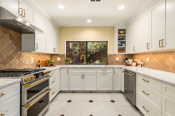 Interior, Kitchen, Recessed Lighting, Stainless Steel Appliances