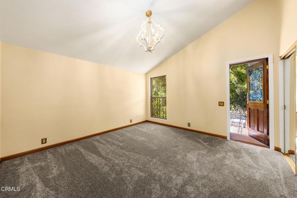 Chandelier, Empty room, Interior