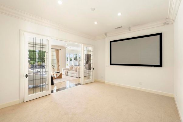 Empty room, Interior, Recessed Lighting