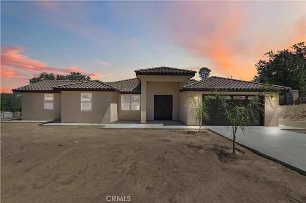 Attached, Backyard, Exterior, Facade, Mediterranean