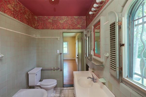Bathroom, Interior, Wood Texture Flooring