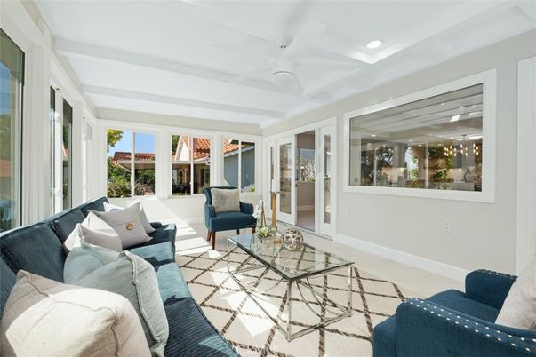 Interior, Living room, Recessed Lighting