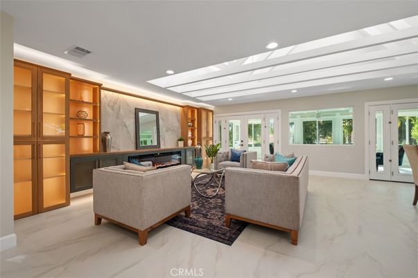 Interior, Living room, Marble, Marble Walls, Recessed Lighting
