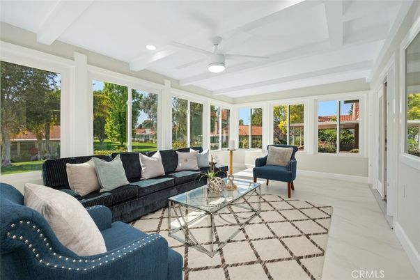 Interior, Living room, Marble, Recessed Lighting, Sun Room