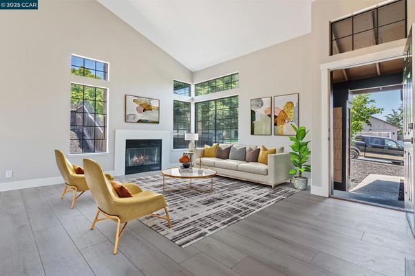 Fireplace, Interior, Living room, Wood Texture Flooring