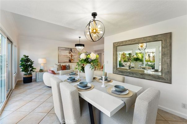 Dining room, Interior, Pendant Lights