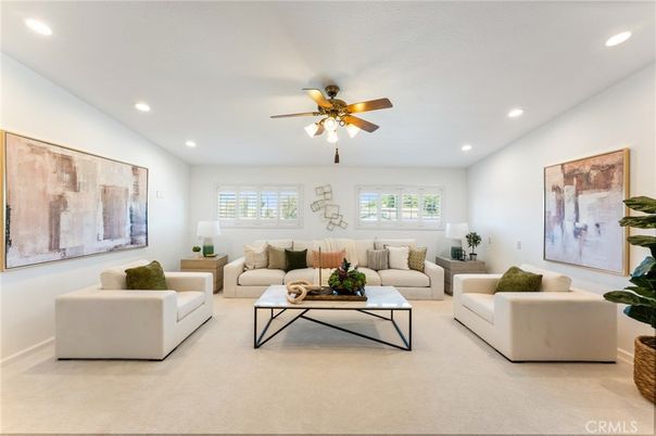Interior, Living room, Recessed Lighting