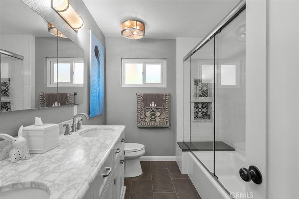 Bathroom, Dual Sink Vanities, Glass Shower, Interior