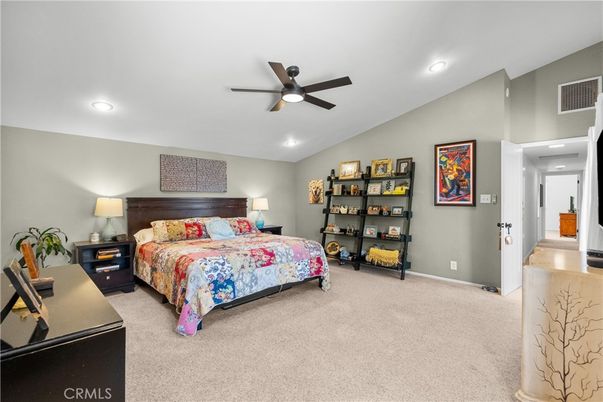 Bedroom, Interior, Recessed Lighting