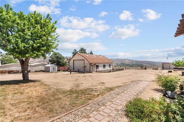 Backyard, Detached Garage, Exterior