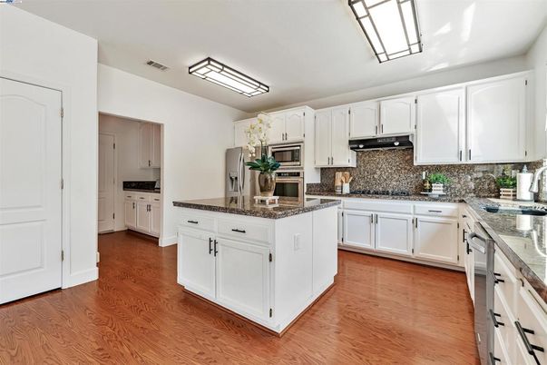 Interior, Kitchen, Wood Texture Flooring
