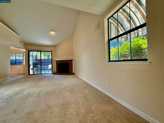 Empty room, Fireplace, Interior, Recessed Lighting