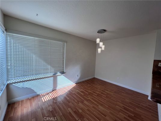 Empty room, Interior, Pendant Lights, Wood Texture Flooring