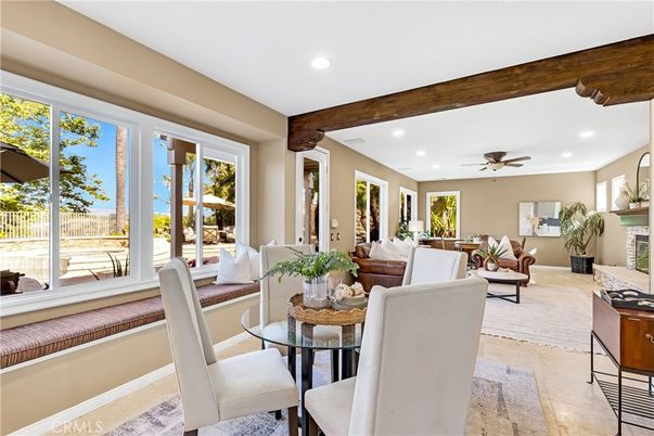 Dining room, Interior, Living room, Recessed Lighting