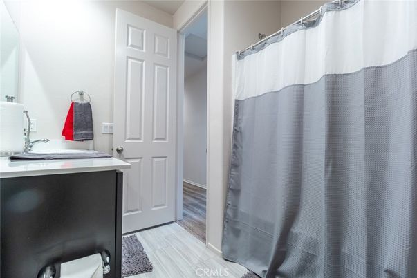 Bathroom, Interior, Wood Texture Flooring