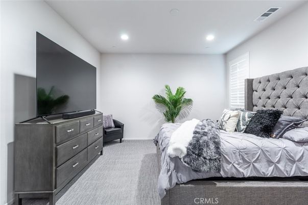 Bedroom, Interior, Recessed Lighting