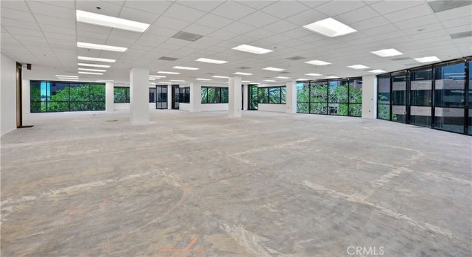 Empty room, Interior, Recessed Lighting