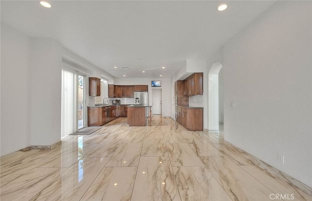Interior, Kitchen, Marble, Recessed Lighting