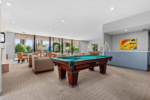 Billiard Table, Game Room, Interior, Living room, Recessed Lighting