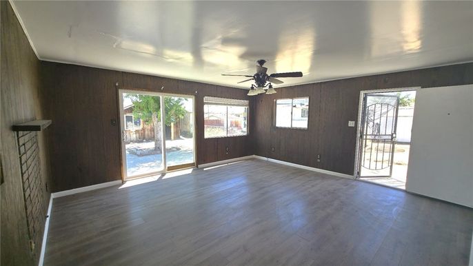 Empty room, Interior, Wood Texture Flooring