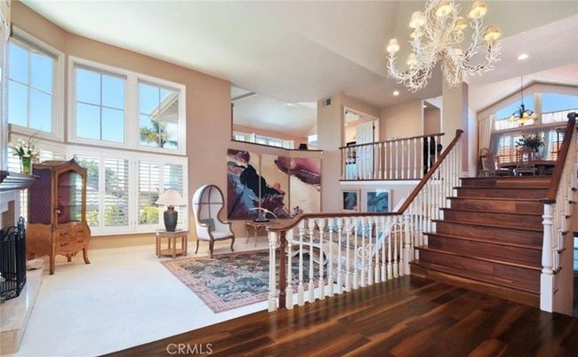 Chandelier, Interior, Recessed Lighting, Wood Texture Flooring