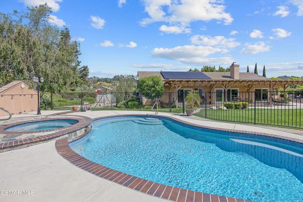 Exterior, Pool, Solar Panels