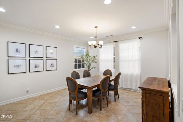Chandelier, Dining room, Interior, Recessed Lighting