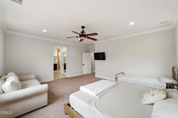Bedroom, Interior, Recessed Lighting