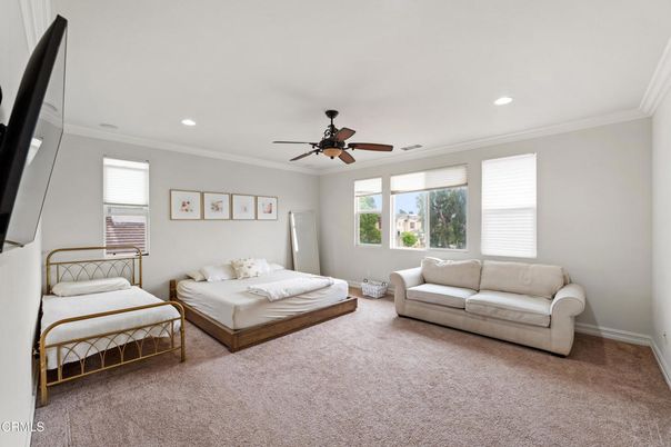 Bedroom, Interior, Recessed Lighting
