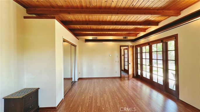 Empty room, Interior, Wooden Beams, Wooden Ceilings, Wood Texture Flooring