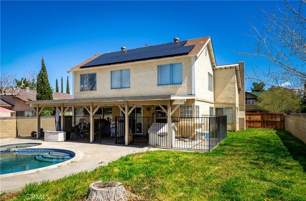 Backyard, Exterior, Pool, Solar Panels