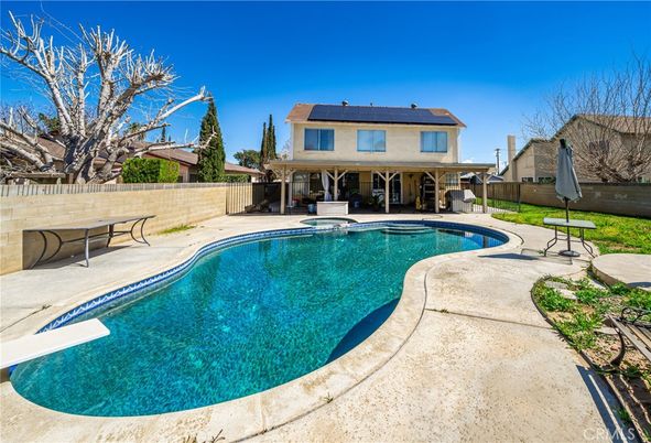 Exterior, Pool, Solar Panels