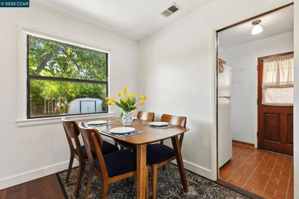 Dining room, Interior, Wood Texture Flooring