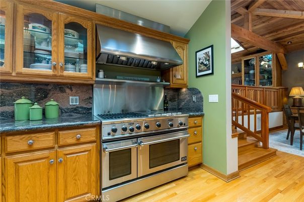 Interior, Kitchen, Stainless Steel Appliances, Wooden Ceilings, Wood Texture Flooring