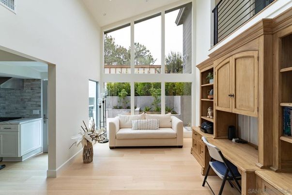 Home Office, Interior, Wood Texture Flooring