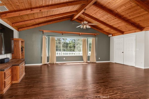 Empty room, Interior, Wooden Beams, Wooden Ceilings, Wood Texture Flooring