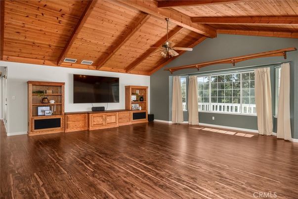 Empty room, Interior, Wooden Beams, Wooden Ceilings, Wood Texture Flooring
