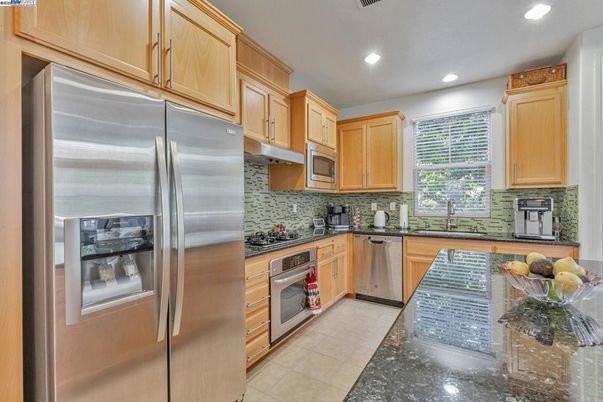 Interior, Kitchen, Recessed Lighting, Stainless Steel Appliances