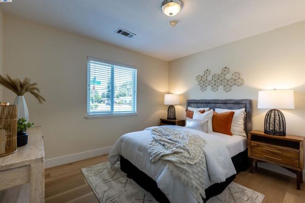 Bedroom, Interior, Wood Texture Flooring