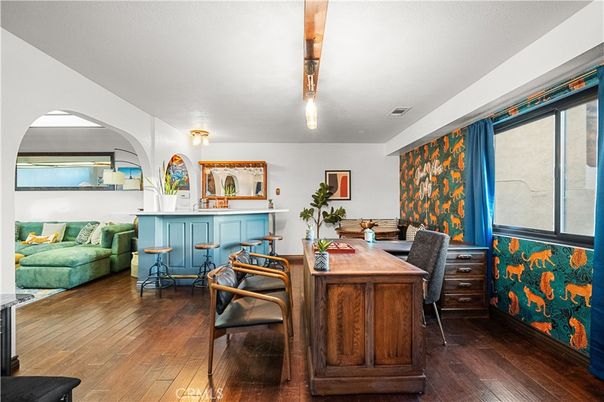 Dining room, Interior, Wood Texture Flooring
