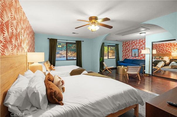 Bedroom, Interior, Wood Texture Flooring