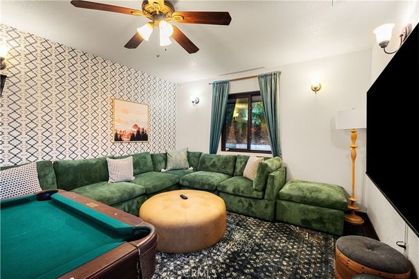 Billiard Table, Game Room, Interior, Living room