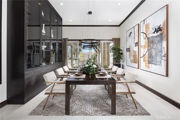 Dining room, Interior, Pendant Lights, Recessed Lighting